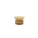 bamboo dish brush replacement head. easily swap out the head. plastic free. zero waste. compostable. 