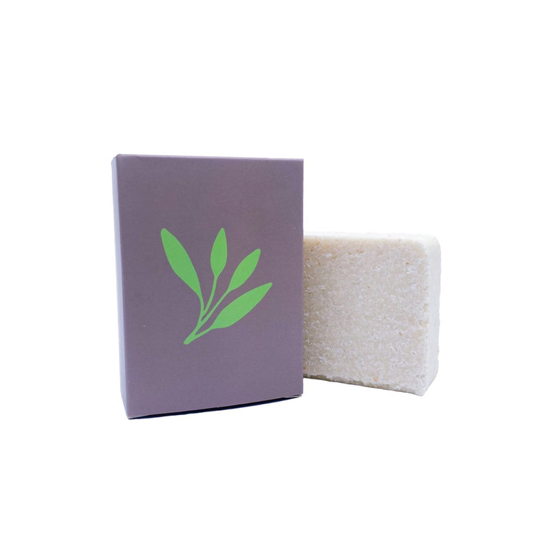 sage and sea salt soap. wildcrafted from organic ingredients. Vegan. Cruelty free. Palm oil free. Made in Canada. 
